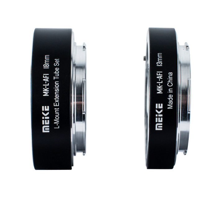 Meike MK-L-AF1-13mm+18mm AF Automatic Macro Extension Tube Adapter Ring Set for Panasonic Lumix Leica Sigma L-Mount Cameras S1 S1H S5 S1R SL SL2 FP FPL