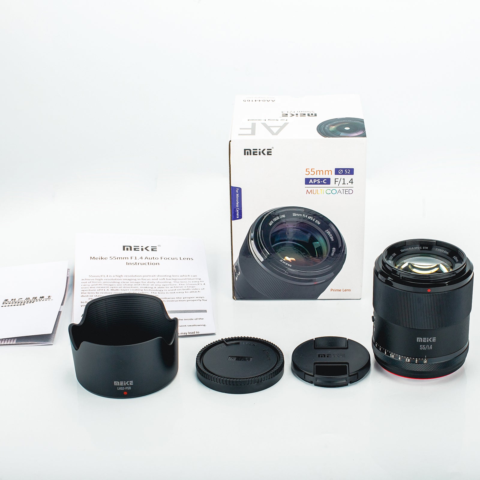 55mm F1.4 APS-C STM Auto Focus Golden Portrait Lens for X/E/Z Mount Cameras