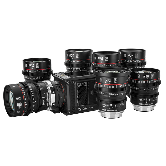 Meike Super 35 Prime Cinema Lens-100mm T2.1 for Canon EF-Mount/Arri PL-Mount Cine Camera