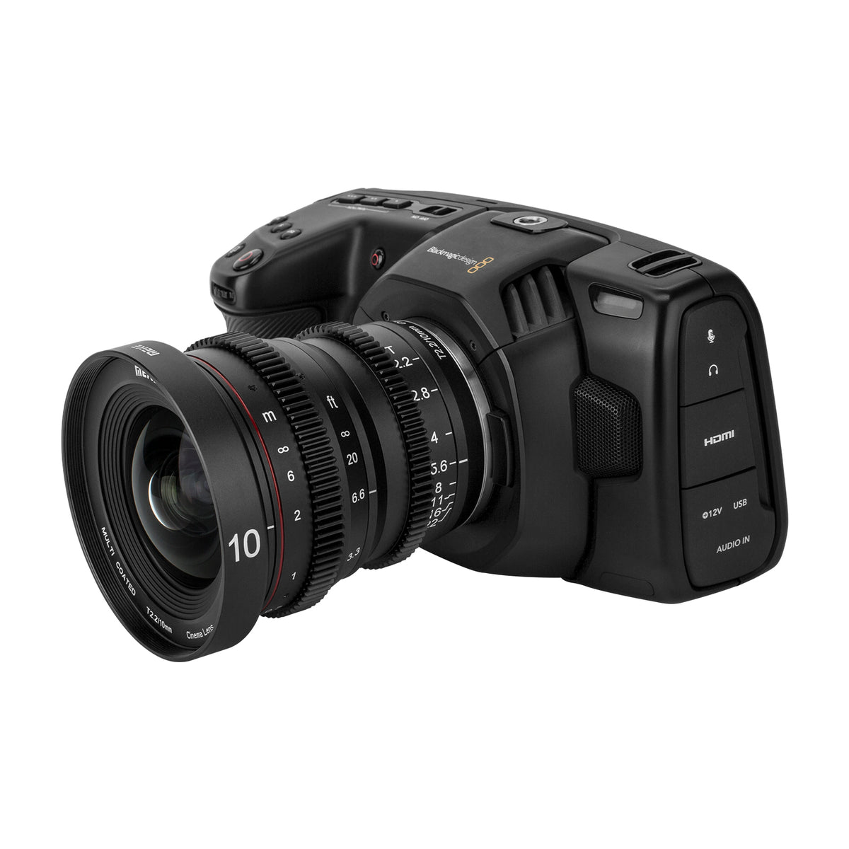 Meike Mini Prime T2.2 Cine lens for M43/MFT Mount Cameras 
