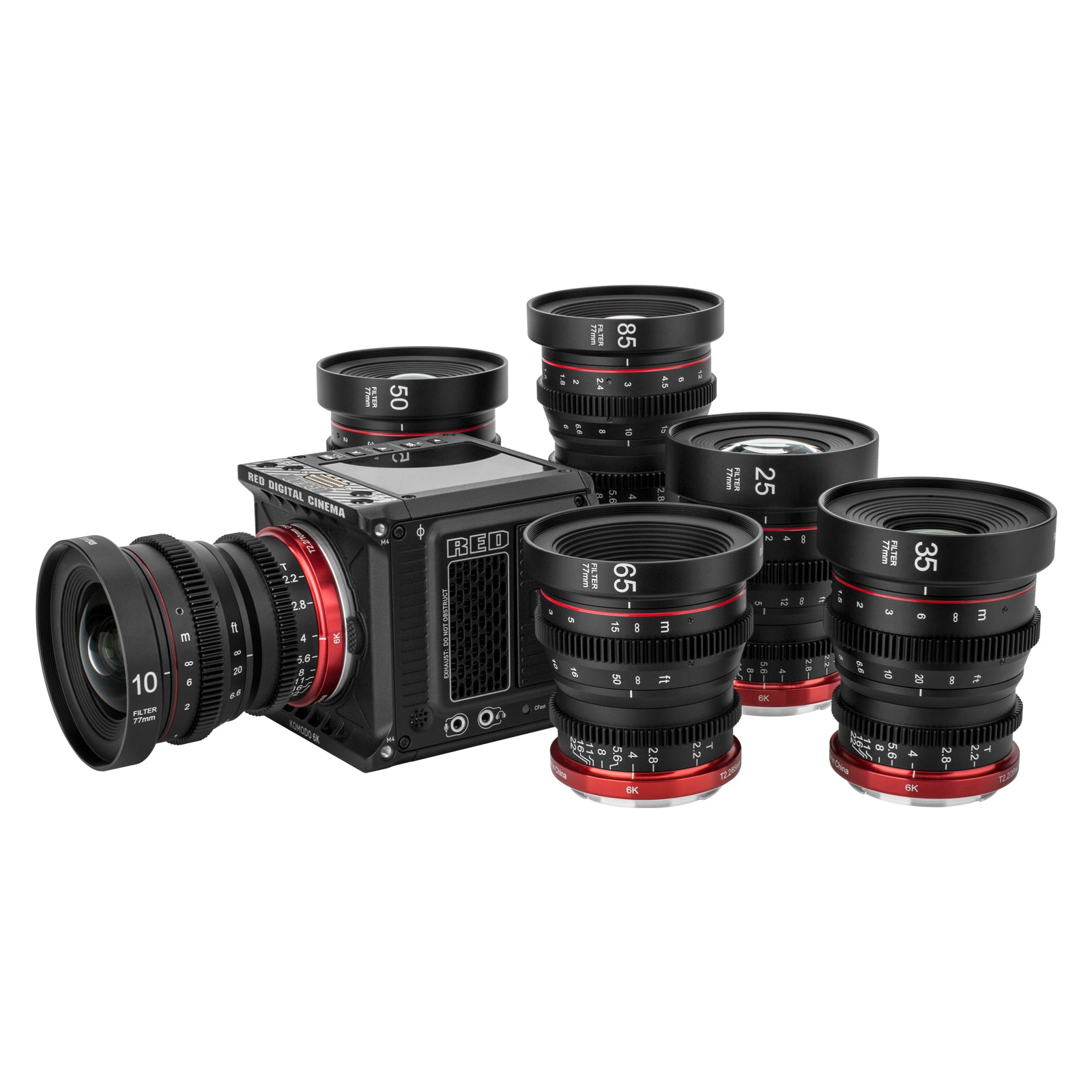 Meike Mini Prime T2.2 Cine lens for RF Mount Canon EOS R R5 R6 RP R7 R1 C70 ,X-A1,RED Komodo Cameras etc.(Single Lens)