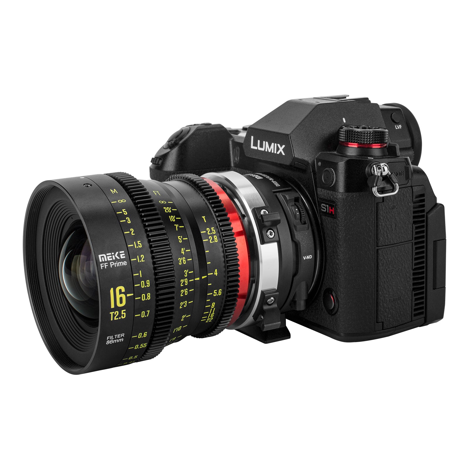 Meike FF Prime Cinema Lens -16mm T2.5 for Sony FX3/FX6/FX9,A7SIII,Canon R5,R6,RED Komodo X, BMPCC 6K PYXIS,Panasonic S1H,etc(PL/EF/E/RF/L mounts)