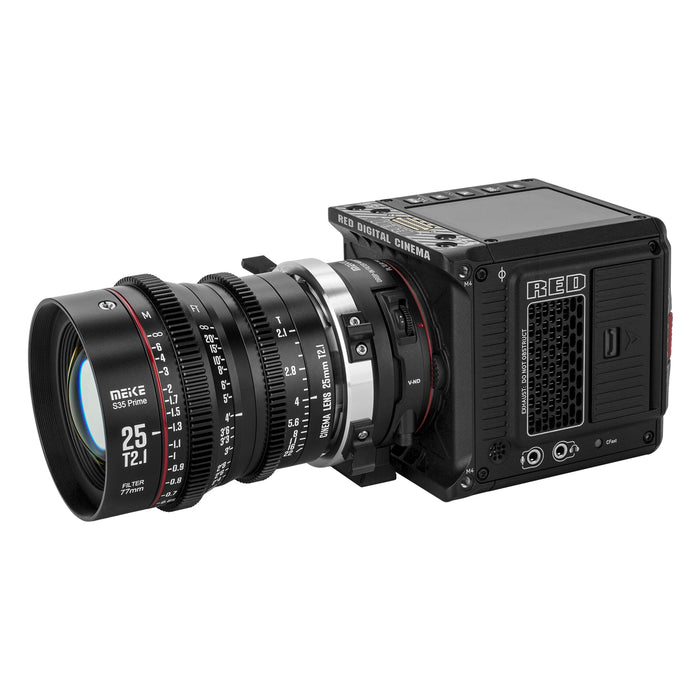 Meike Super 35 Prime Cinema Lens-25mm T2.1 for Canon EF-Mount/Arri PL-Mount Cine Camera
