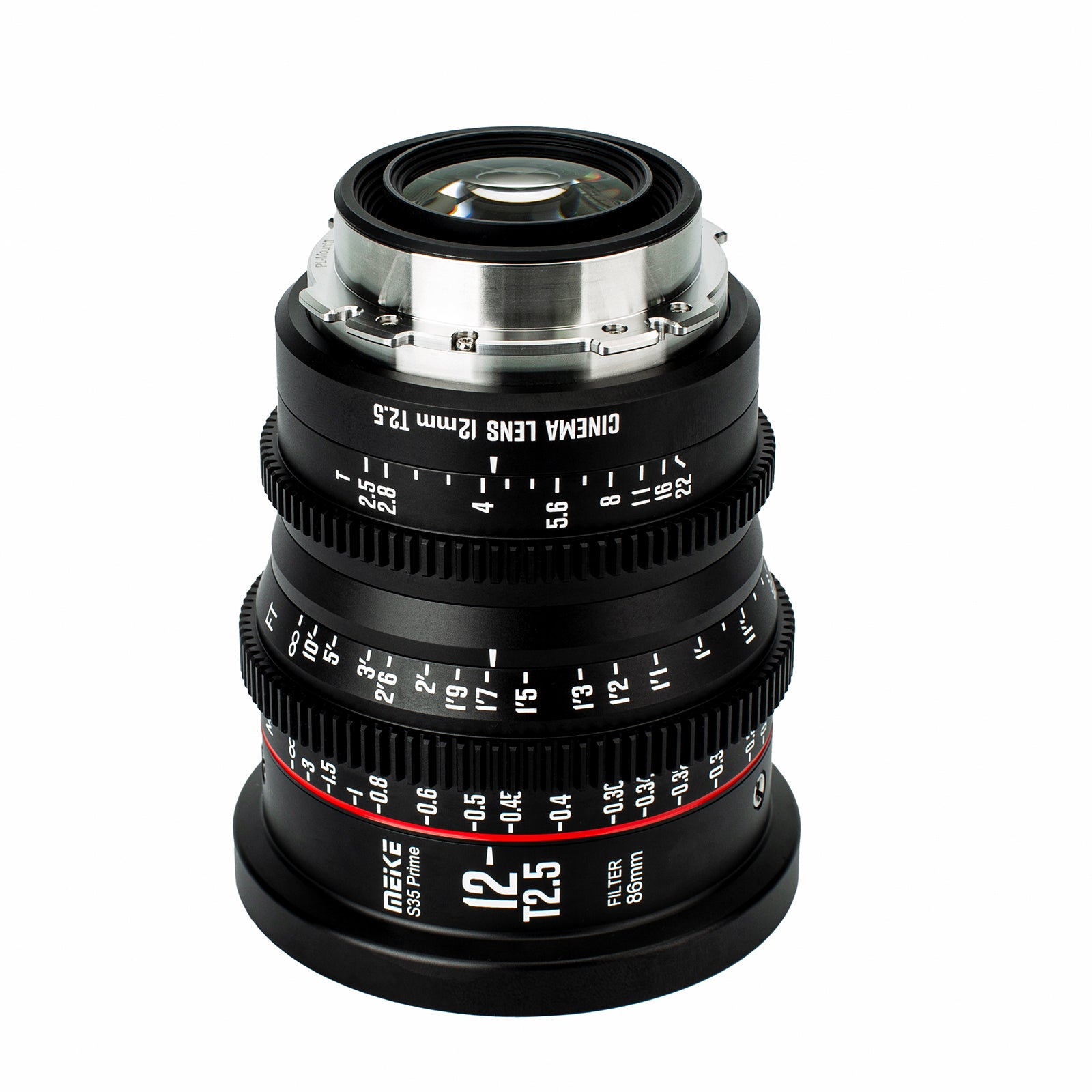 Meike Super 35 Prime Cinema Lens-12mm T2.5 for Canon EF-Mount / Arri PL-Mount Cine Cameras