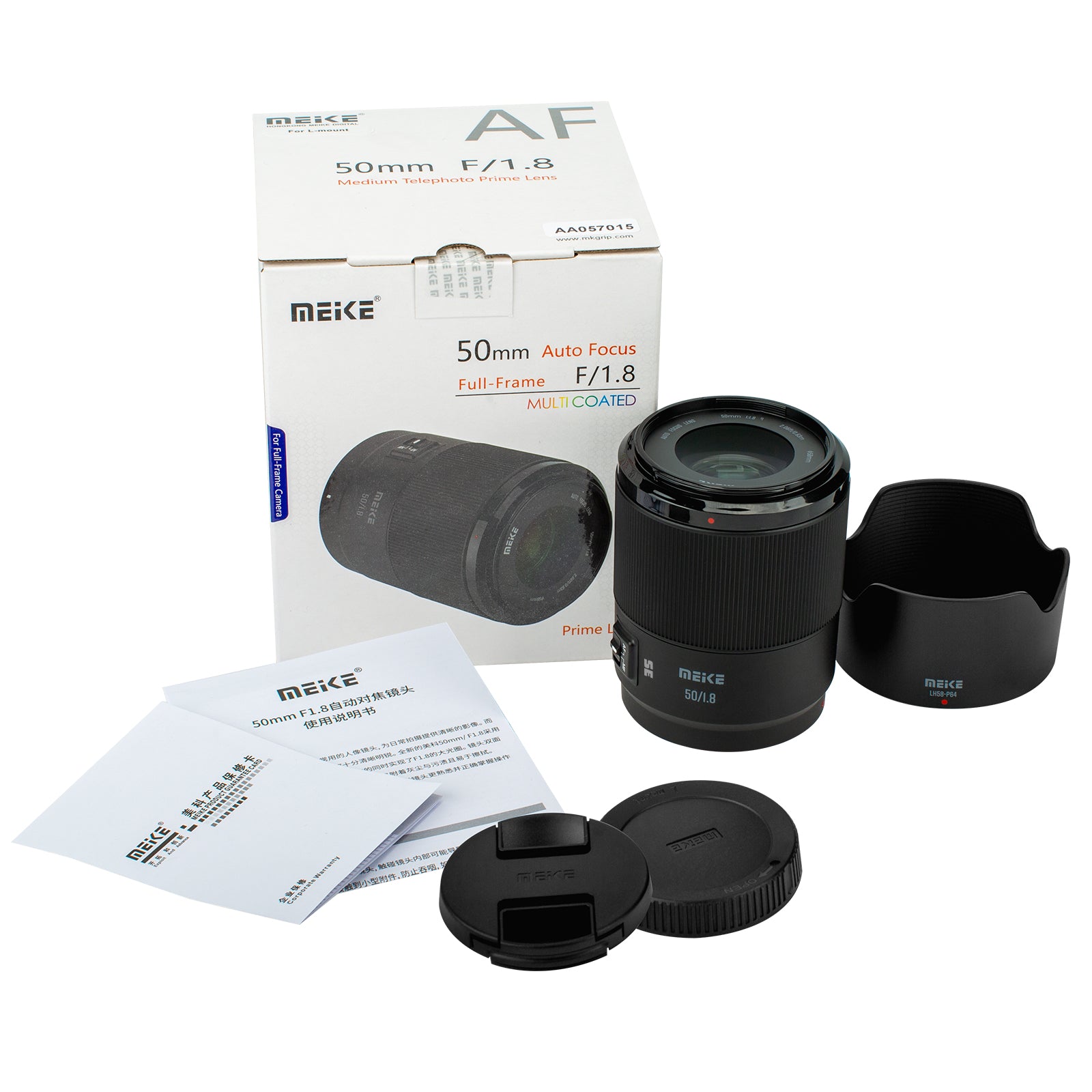 50mm F1.8 Auto Focus Prime Lens for Z/E/L Mount Cameras for Portrait/Street/Landscape shooting