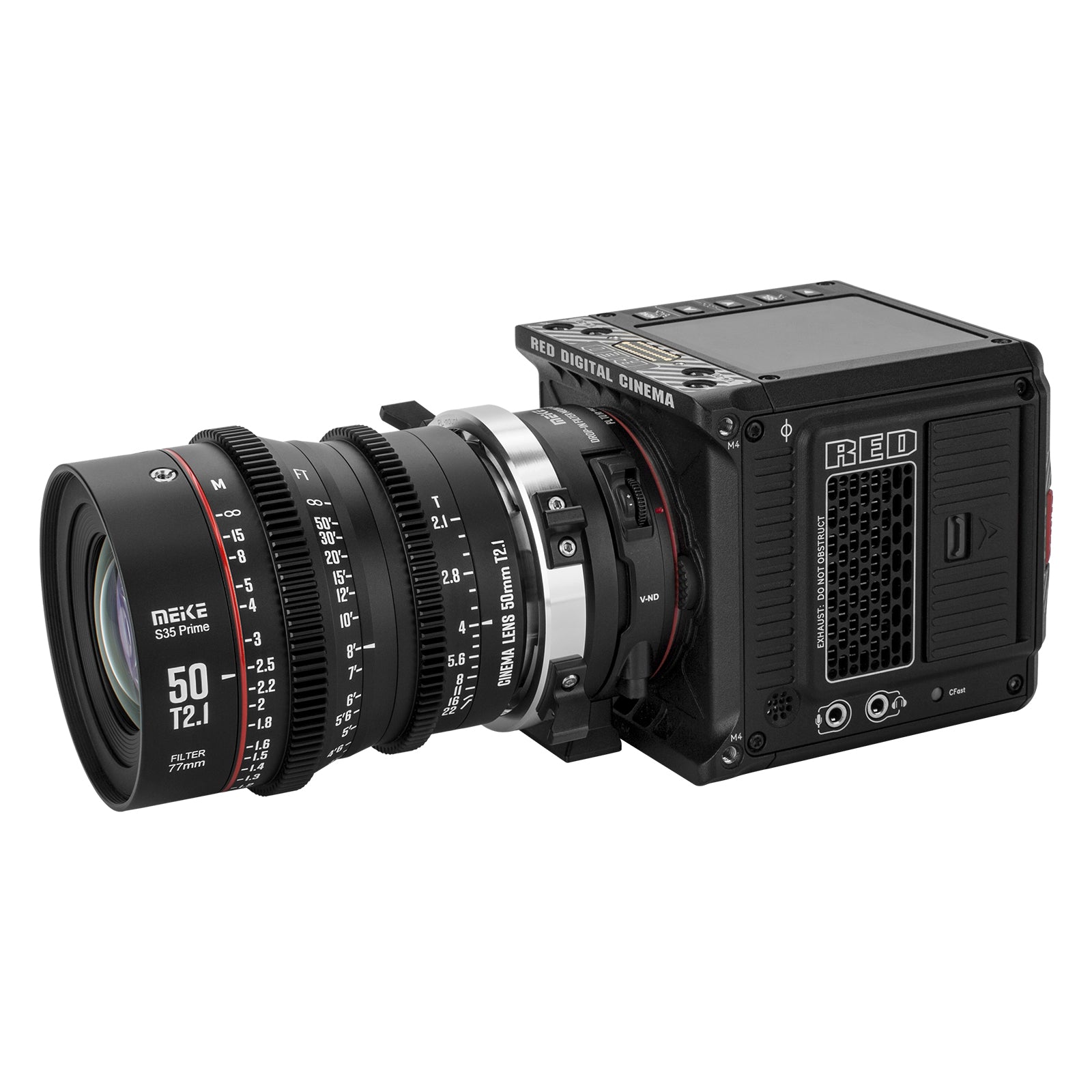 Meike Super 35 Prime Cinema Lens-50mm T2.1  for Canon EF-Mount/Arri PL-Mount Cine Camera