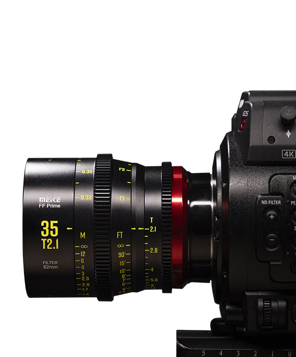 Meike FF Prime Cinema Lens -35mm T2.1 for Sony FX3/FX6/FX9,A7SIII,Canon R5,R6,C80,RED Komodo X, BMPCC 6K PYXIS,Panasonic S1H,etc(PL/EF/E/RF/L mounts)