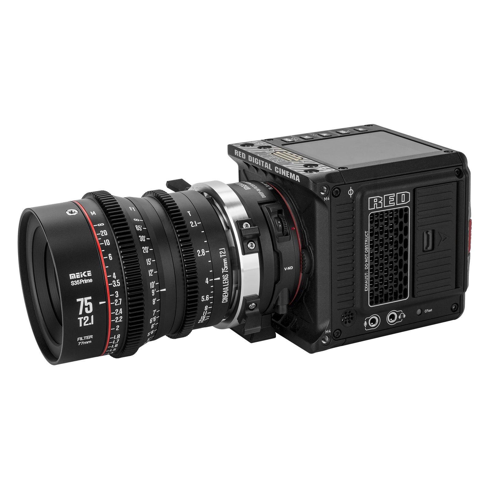 Meike Super 35 Prime Cinema Lens-75mm T2.1 for Canon EF-Mount/Arri PL-Mount Cine Camera