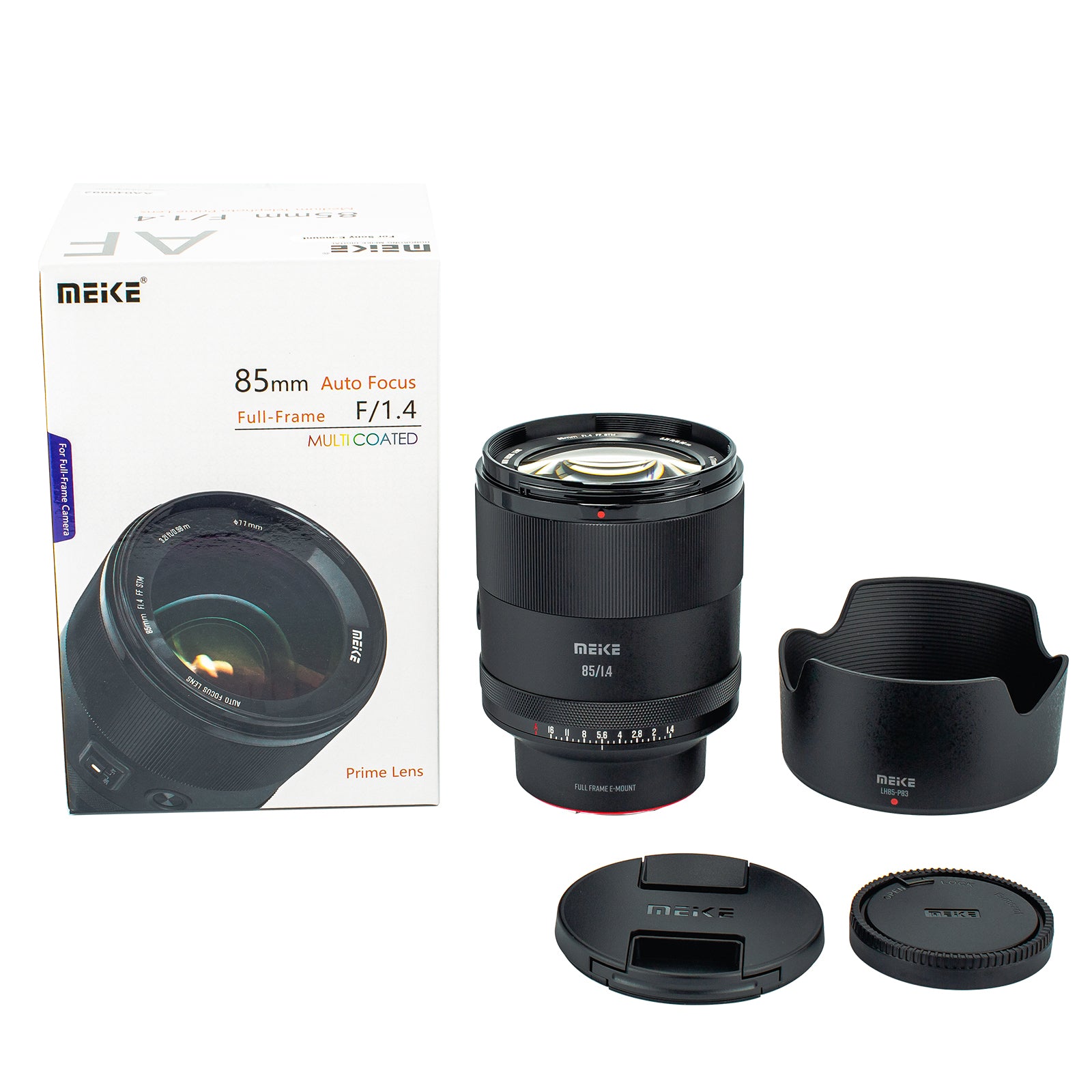 Meike 85mm F1.4 Full Frame Auto Focus Large Aperture Golden Portrait Lens for E/Z/L Mount Cameras(MIX series)