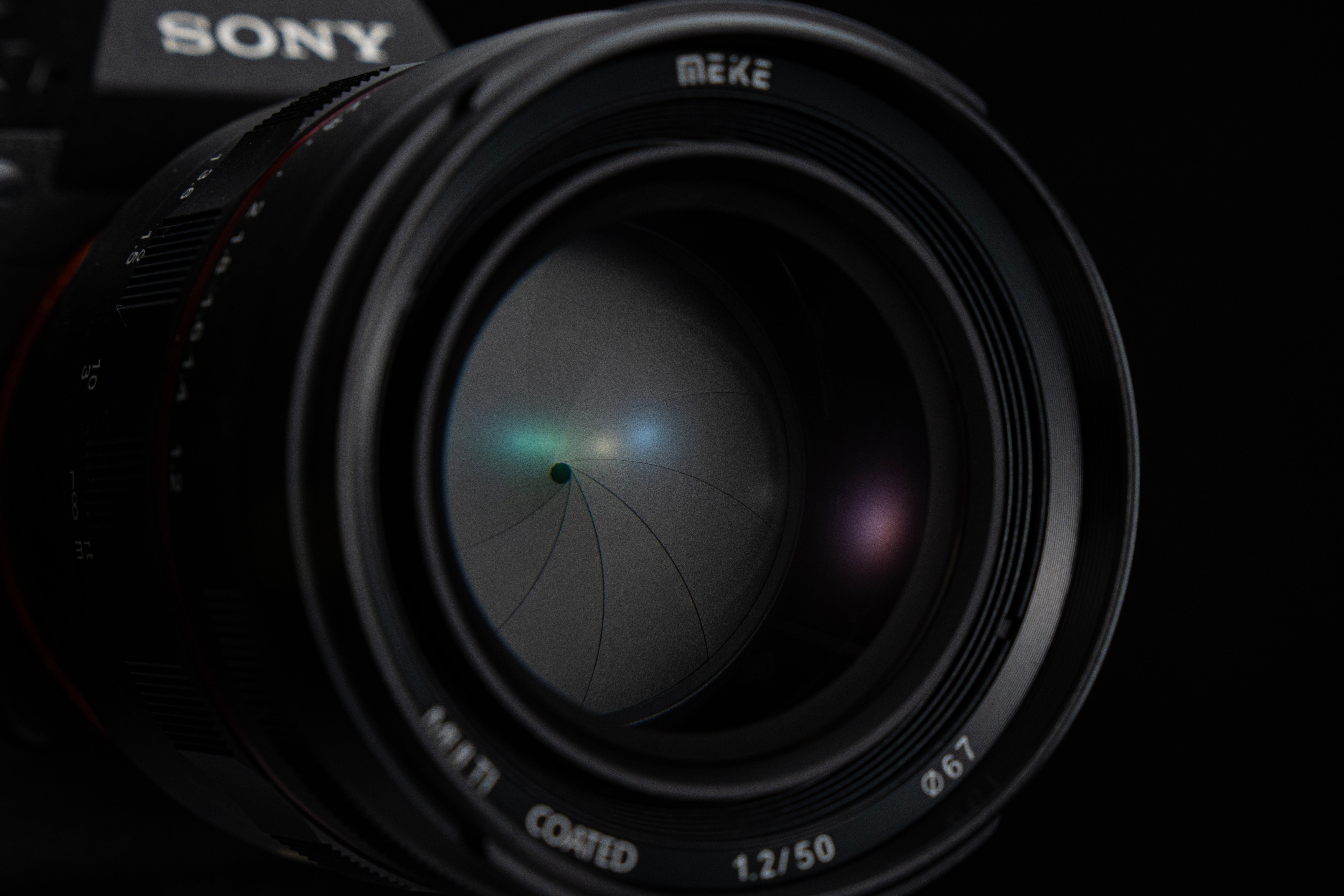 Meike Full Frame 50mm F1.2 Large Aperture Manual Focus Lens for E Moun