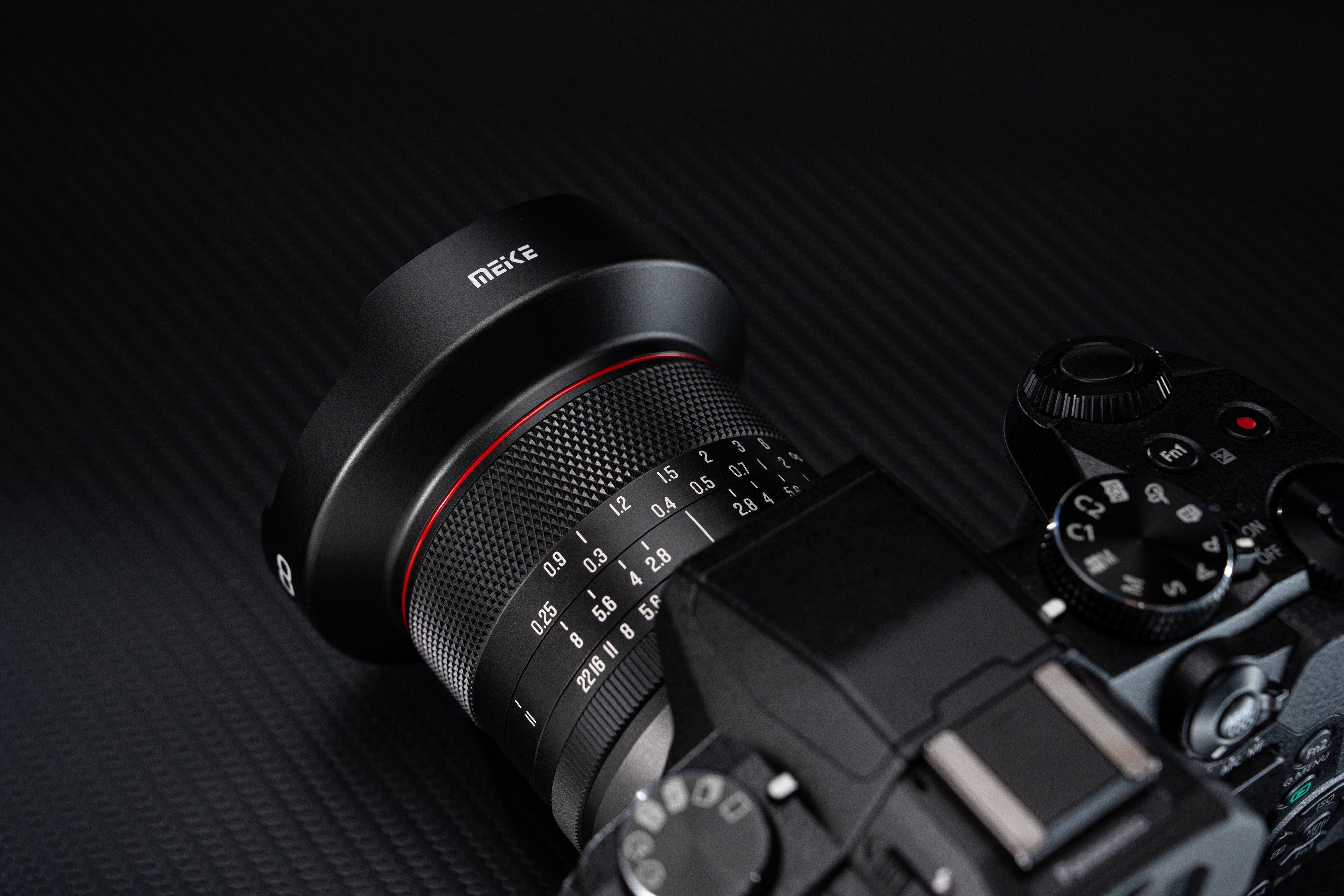 Meike 8mm F2.8 Ultra Wide Angle Zero Distortion Manual Focus Lens for