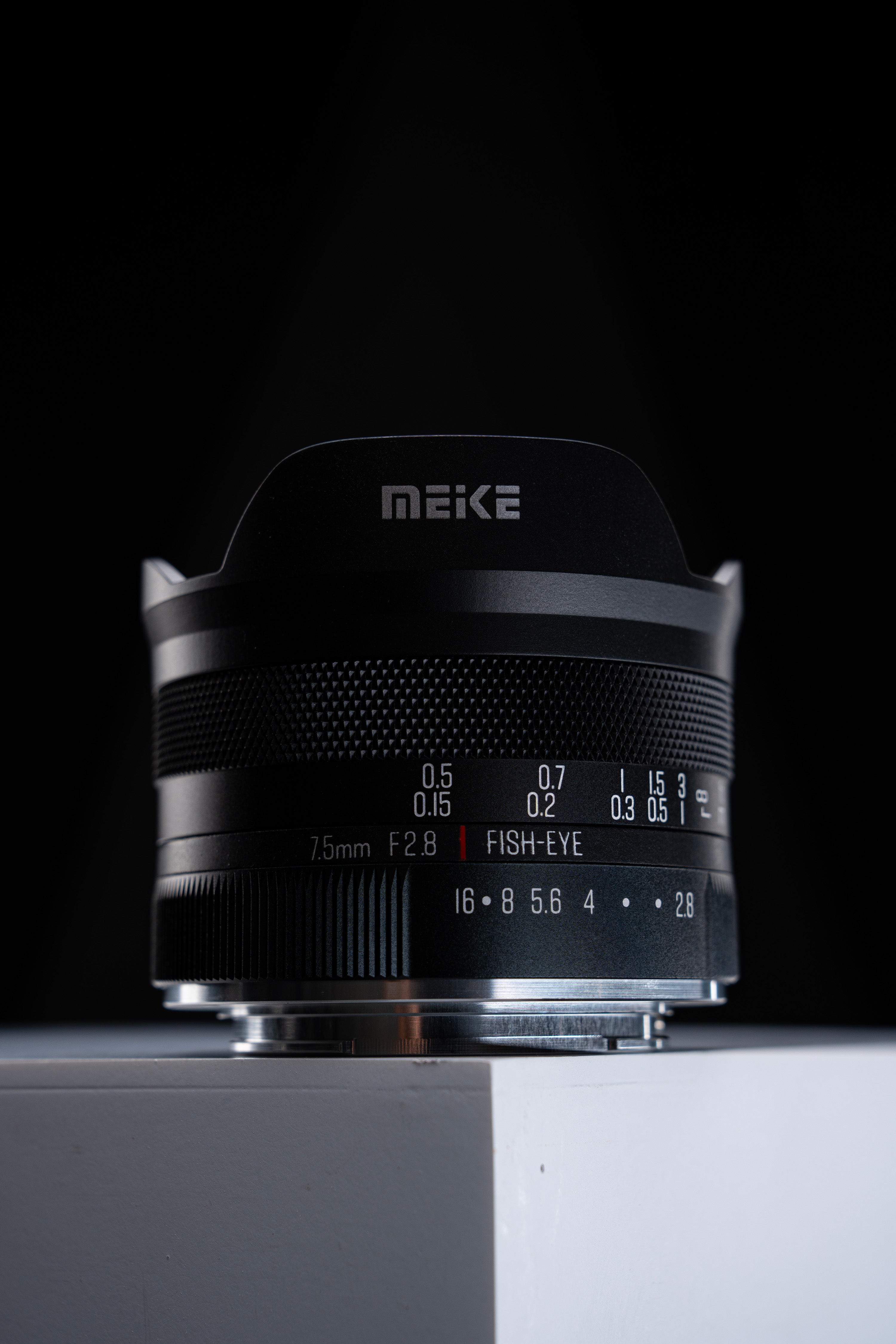 Meike 7.5mm F2.8 Aps-C Manual Focus Diagonal Fisheye lens for E Mount