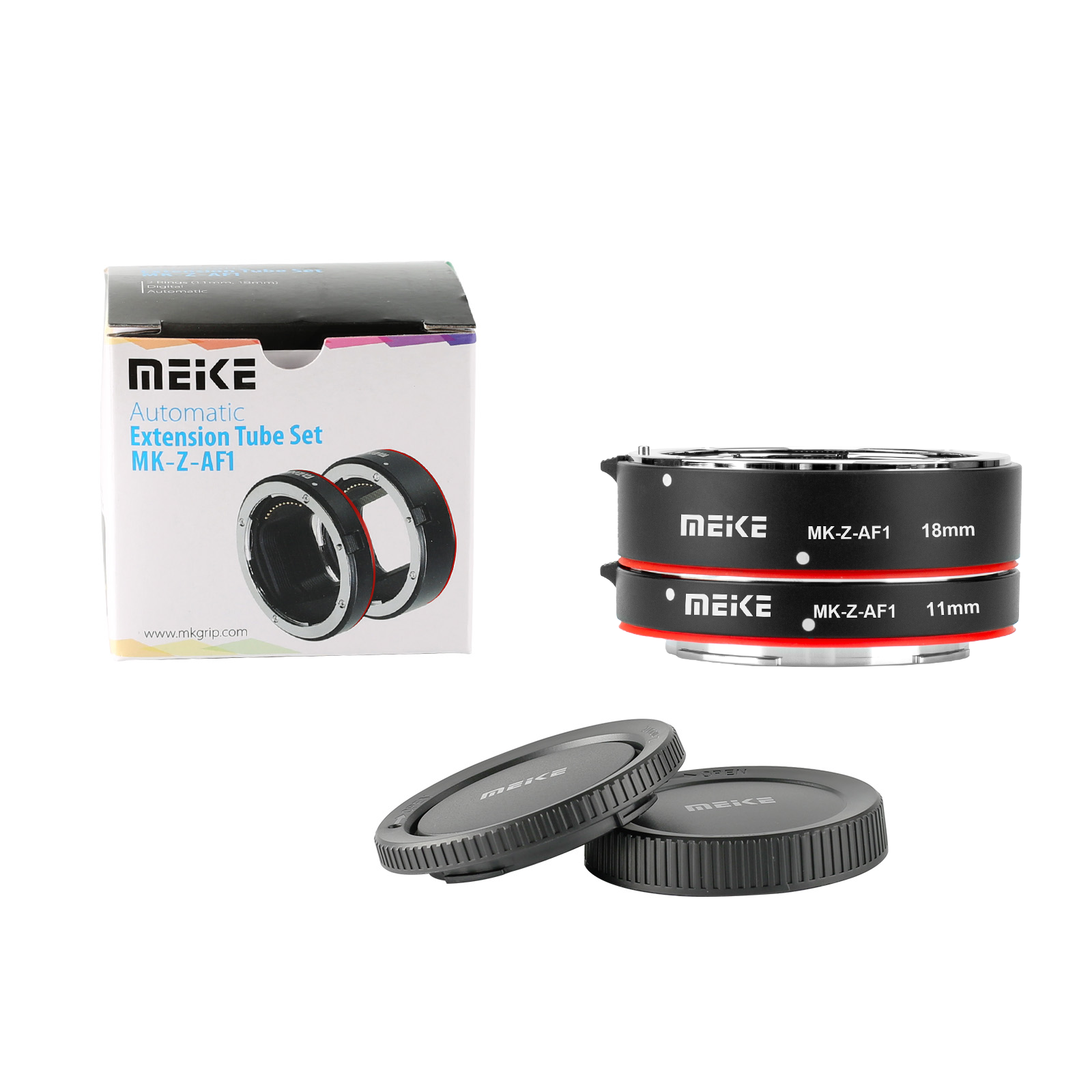 Meike MK-Z-AF1 11mm 18mm Full Frame Macro AF Extension Tube for Nikon Meike MK-Z-AF1 11mm 18mm Full Frame Macro AF Extension Tube for Nikon