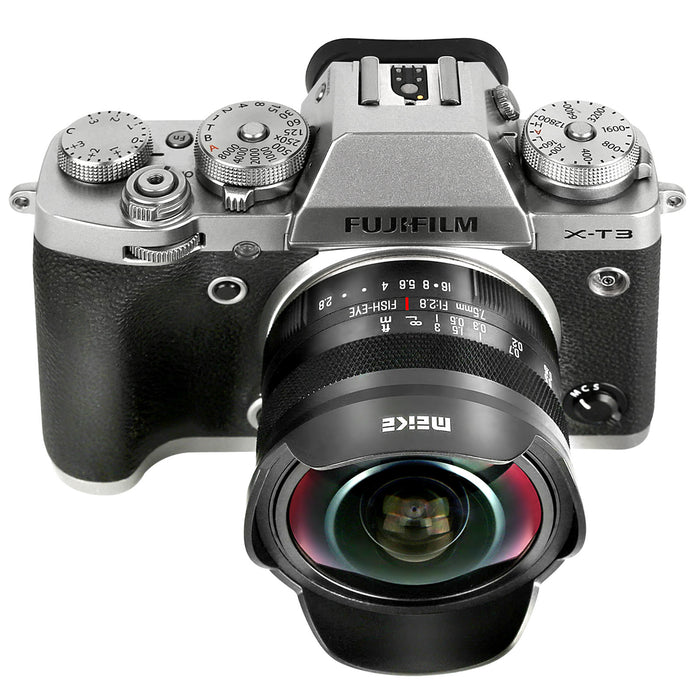Meike 7.5mm F2.8 Aps-C Manual Focus Diagonal Fisheye lens  M43/E/X/Z/EFM Mount