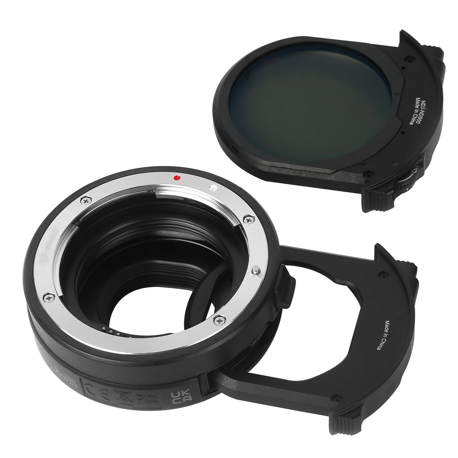 Meike MK-EFTM-C Drop-in Filter Mount Adapter EF to EOS-M with Variable ND Filter