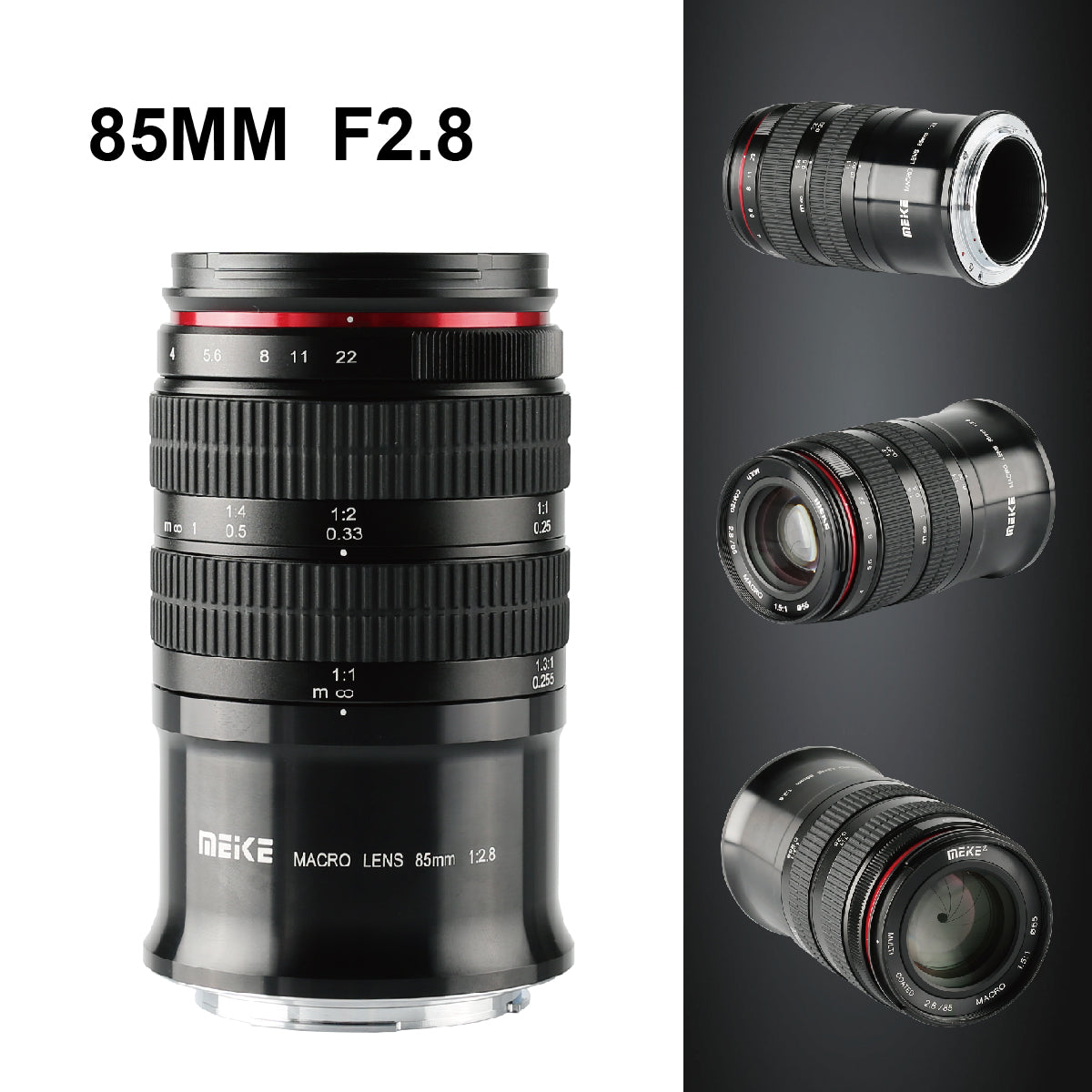 Meike 85?mm f / 2.8手動フォーカスAspherical Medium望遠フルフレームPrime縦機能をマクロレンズとNikon FマウントデジタルDSLRカメラ n5ksbvb Pre-sale: Meike MK-85mm F2.8 Nikon Z mount Macro Full Frame Lens for N