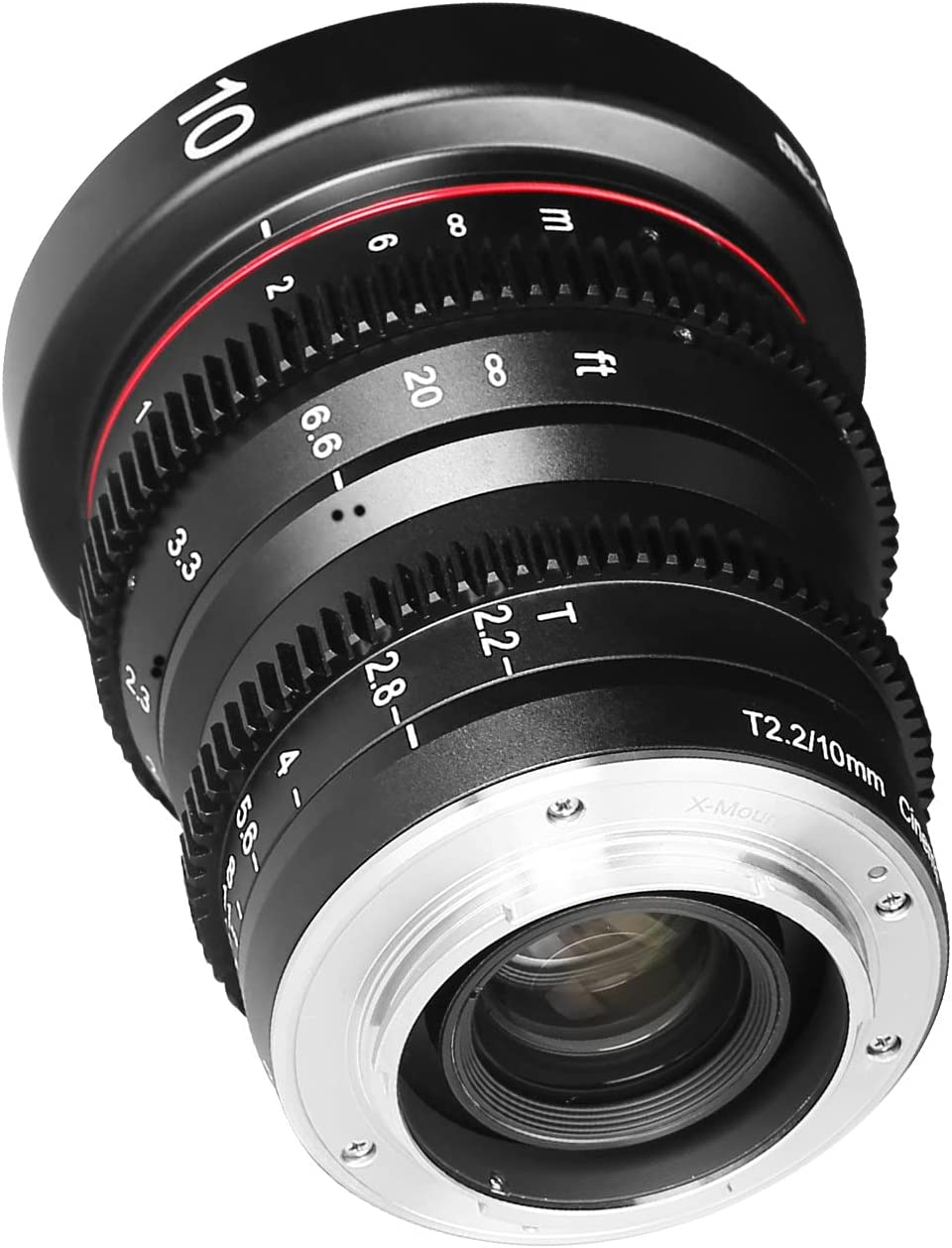 Meike Mini Prime T2.2 Series 4-6* Cine lens Kit for Fujifilm X Mount Cameras X-H1 X-T3 X-T20 X-T10 X-T2 X-Pro2 X-E3 X-T1 X-A2 -T100 X-E1 X30 X70 X-M1,X-T4, X-T5 etc.+Cine Lens Case-Fast Delivery