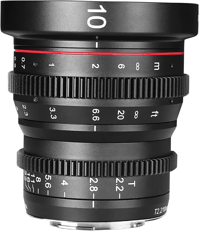 Meike T2.2 Series 6*Cine lens Kit for M43 Olympus Panasonic Lumix Cameras and BMPCC+6 lenses Case-Fast Delivery