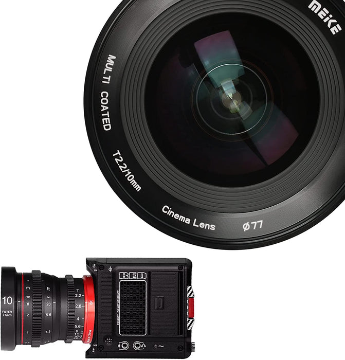 Meike Mini Prime T2.2 Series 3* Cine lens Kit for RF Mount+Cine Lens Case-Fast Delivery