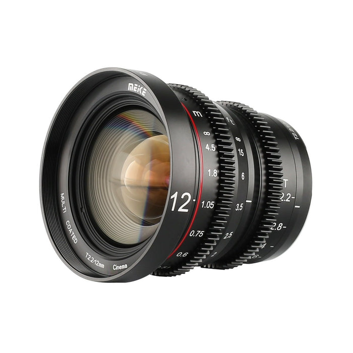 Meike T2.2 Series 7*Cine lens Kit for M43 Olympus Panasonic Lumix Cameras and BMPCC+9 lenses Case-Fast Delivery