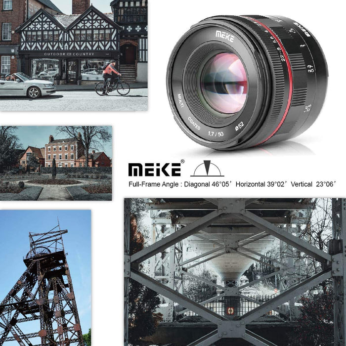Meike 50mm f1.7 Manual Focus Lens for Micro 4/3 Mount Mirrorless Cameras