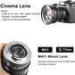 Meike T2.2 Series 3*(8mm&10mm included)Cine lens Kit for M43 Olympus Panasonic Lumix Cameras and BMPCC+6 lenses Case-Fast Delivery