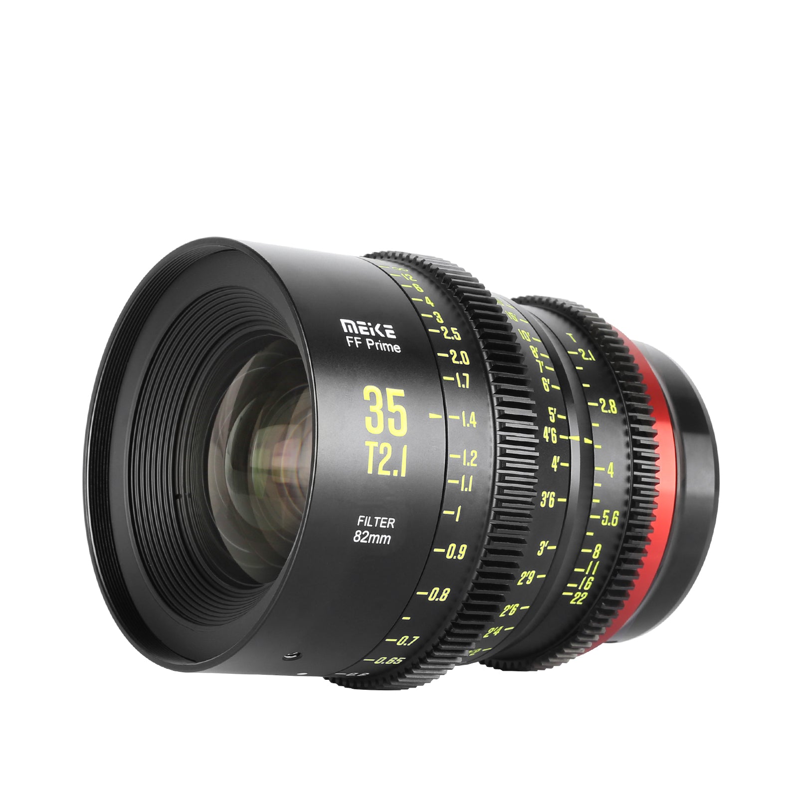 Meike FF Prime Cinema Lens -35mm T2.1 for Sony FX3/FX6/FX9,A7SIII,Canon R5,R6,RED Komodo X, BMPCC 6K PYXIS,Panasonic S1H,etc(PL/EF/E/RF/L mounts)