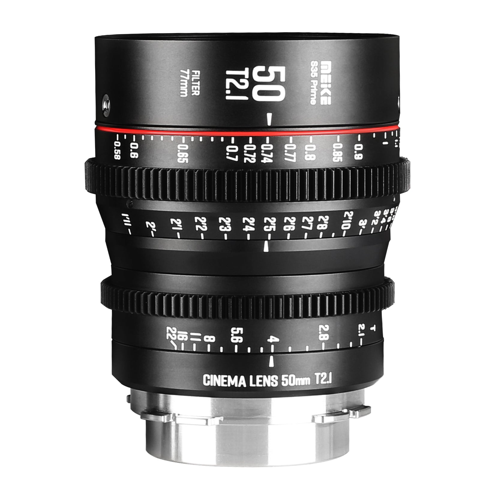 Meike Super 35 Prime Cinema Lens-50mm T2.1  for Canon EF-Mount/Arri PL-Mount Cine Camera