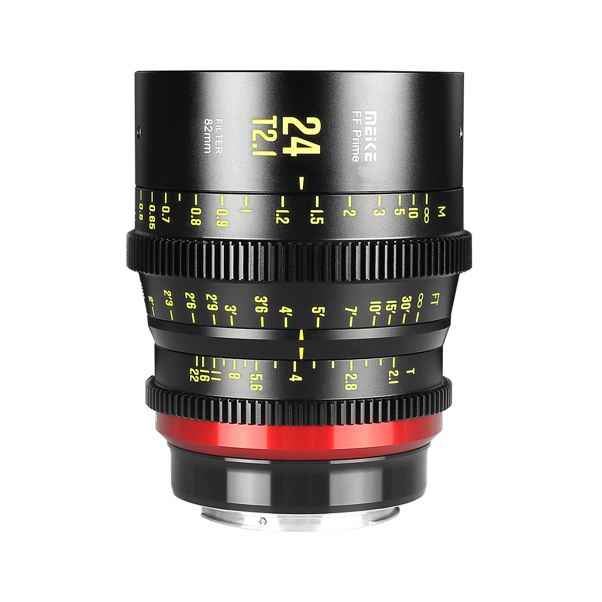 Meike FF Prime Cinema Lens -24mm T2.1 for Sony FX3/FX6/FX9,A7SIII,Canon R5,R6,RED Komodo X, BMPCC 6K PYXIS,Panasonic S1H,etc(PL/EF/E/RF/L mounts)