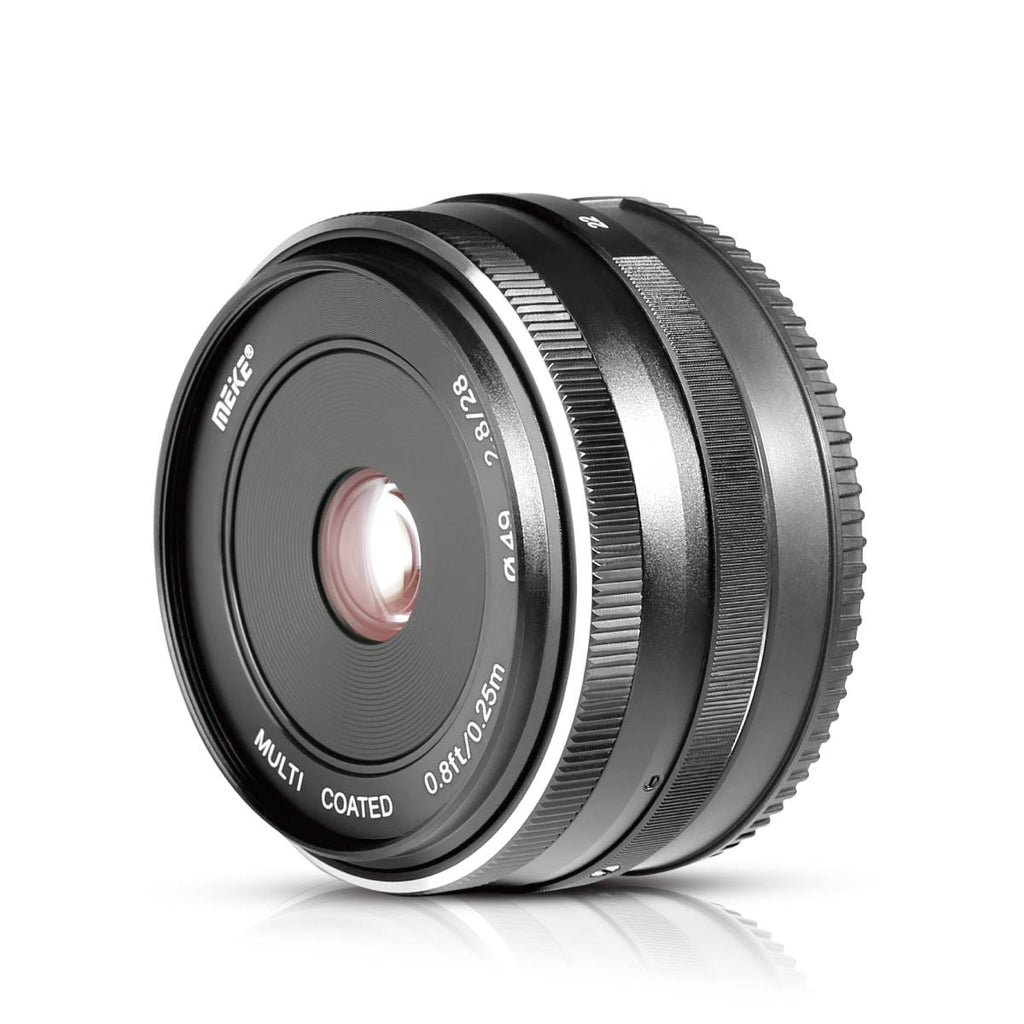 Meike 28mm F2.8 APS-C Fixed Manual Focus Lens for E/X/EFM