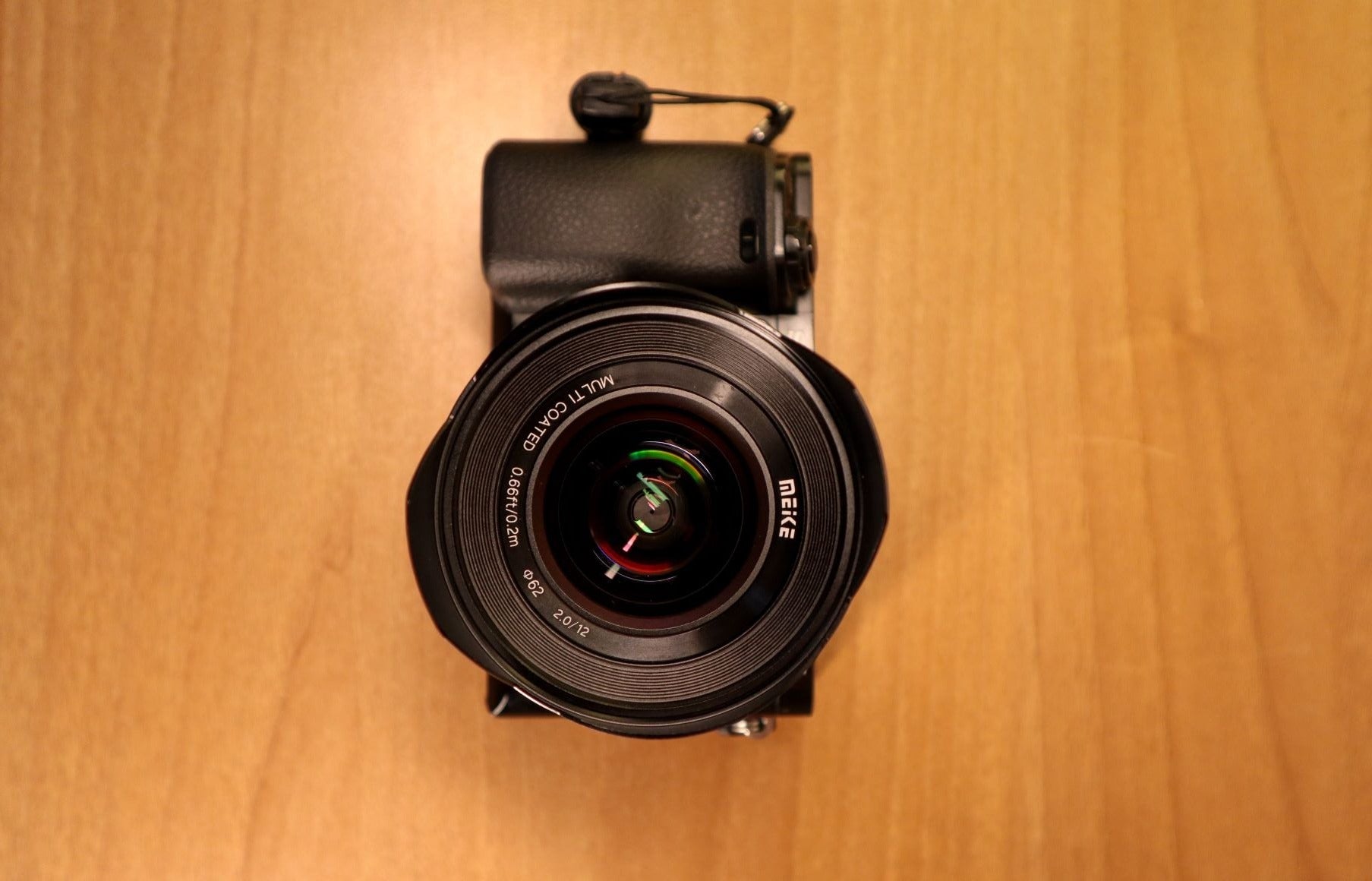 Meike 12mm F2.0 Aps-C Manual Focus Wide Angle Lens Compatible for E Mo