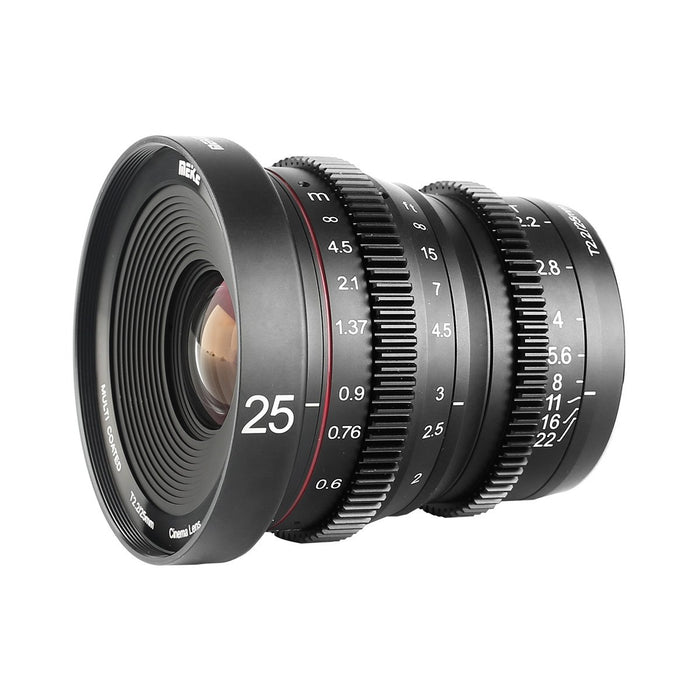 Meike T2.2 Series 8-9*Cine lens Kit for M43 Olympus Panasonic Lumix Cameras and BMPCC etc.+9 lenses Case-Fast Delivery