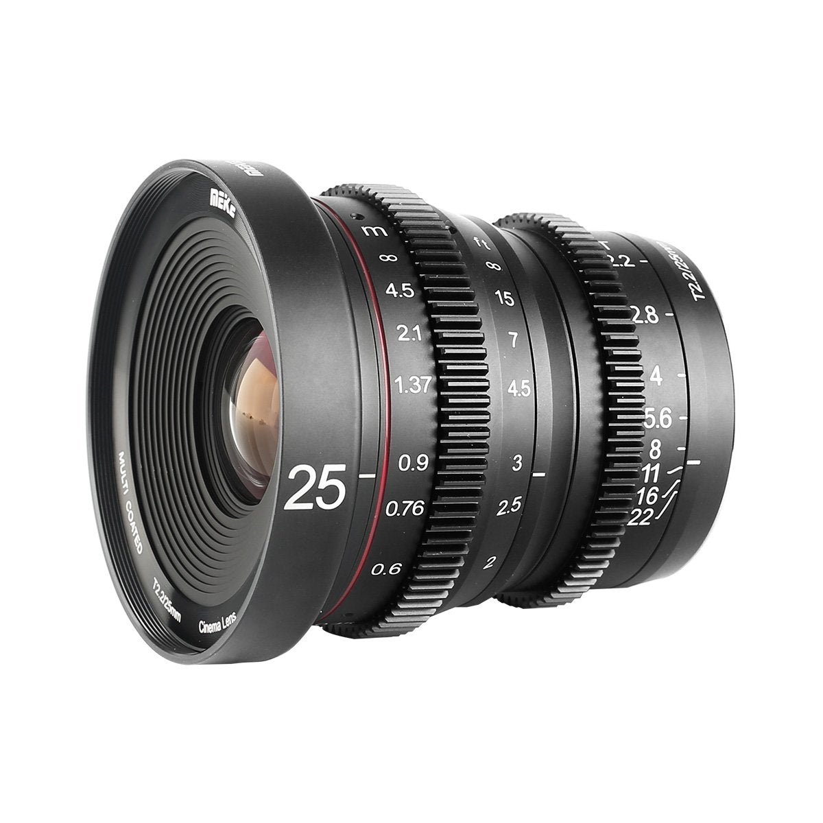 Meike T2.2 Series 4*(except 8mm&10mm)Cine lens Kit for M43 Olympus Panasonic Lumix Cameras and BMPCC+6 lenses Case-Fast Delivery