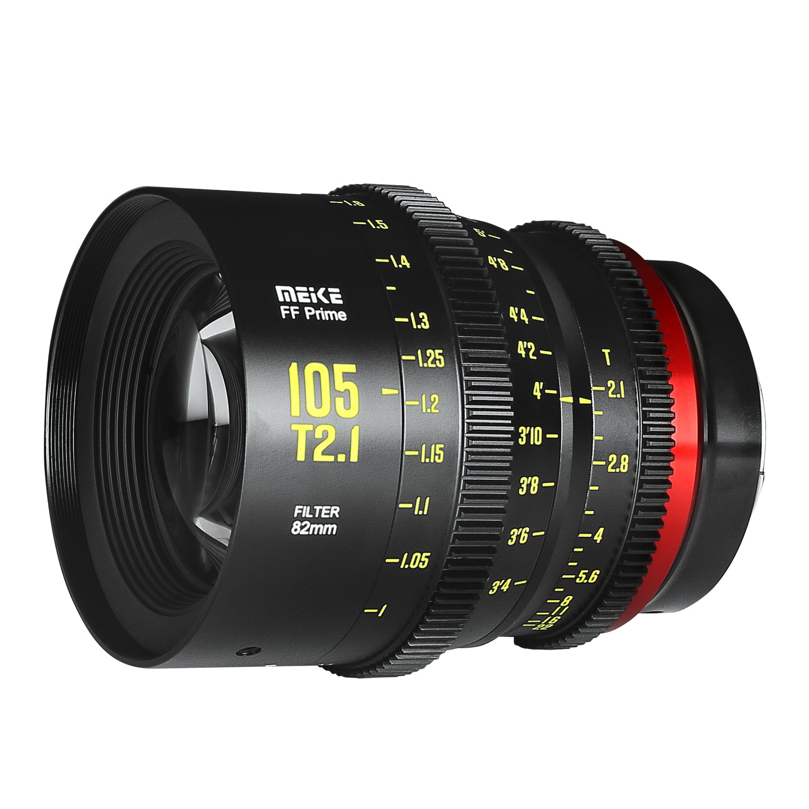 Meike FF Prime Cinema Lens -105mm T2.1 for Sony FX3/FX6/FX9,A7SIII,Canon R5,R6,RED Komodo X, BMPCC 6K PYXIS,Panasonic S1H,etc(PL/EF/E/RF/L mounts)