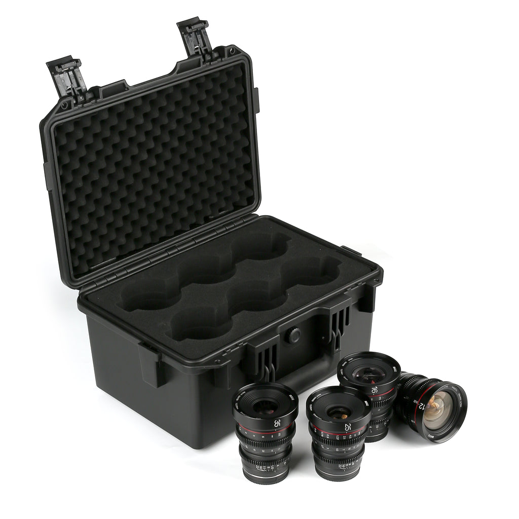 Meike Mini Cine Lens Hard Case for 6 Lenses and 9 lenses (M43 
