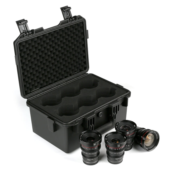 Meike Mini Cine Lens Hard Case for 6 Lenses and 9 lenses (M43/RF/E/X Mount)