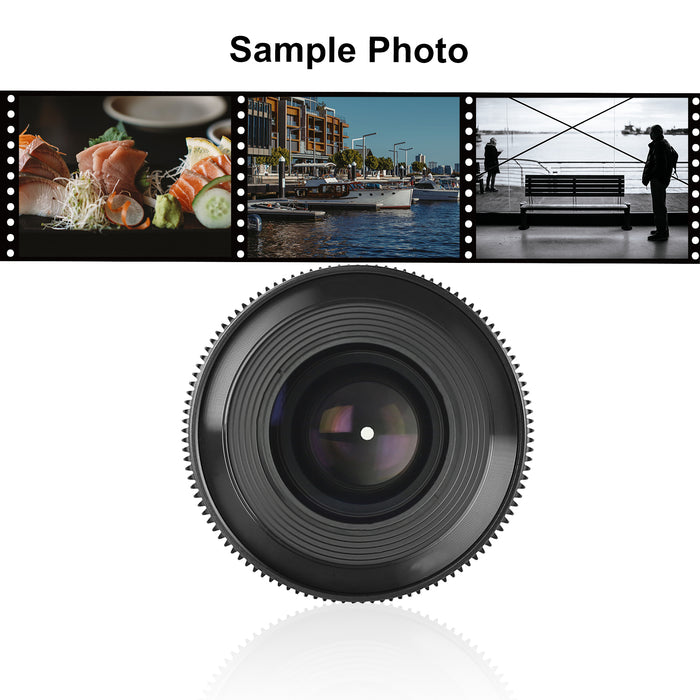 Meike Prime 85mm T2.1 Cine Lens for Full Frame such as Canon C700 C500II,Sony VENICE,Sony FX3 FX6,FX9,Z Cam E2-F6,Alexa LF,Mavo LF, Mavo Edge 8K
