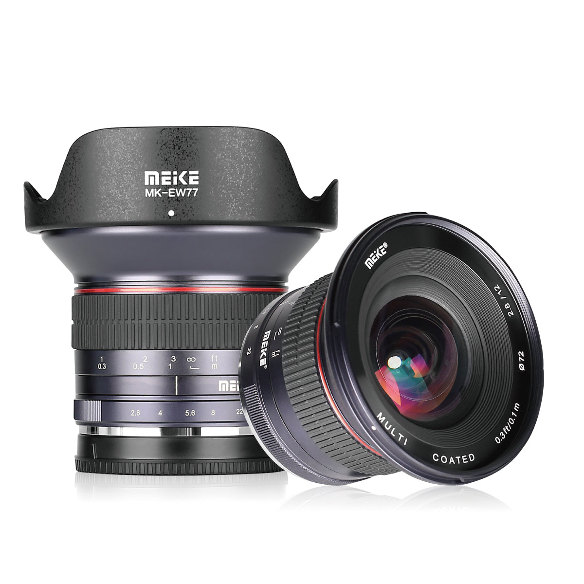 Meike 12mm F2.8 APS-C Prime Ultra Wide Angle Manual Lens for X/E/EFM/M