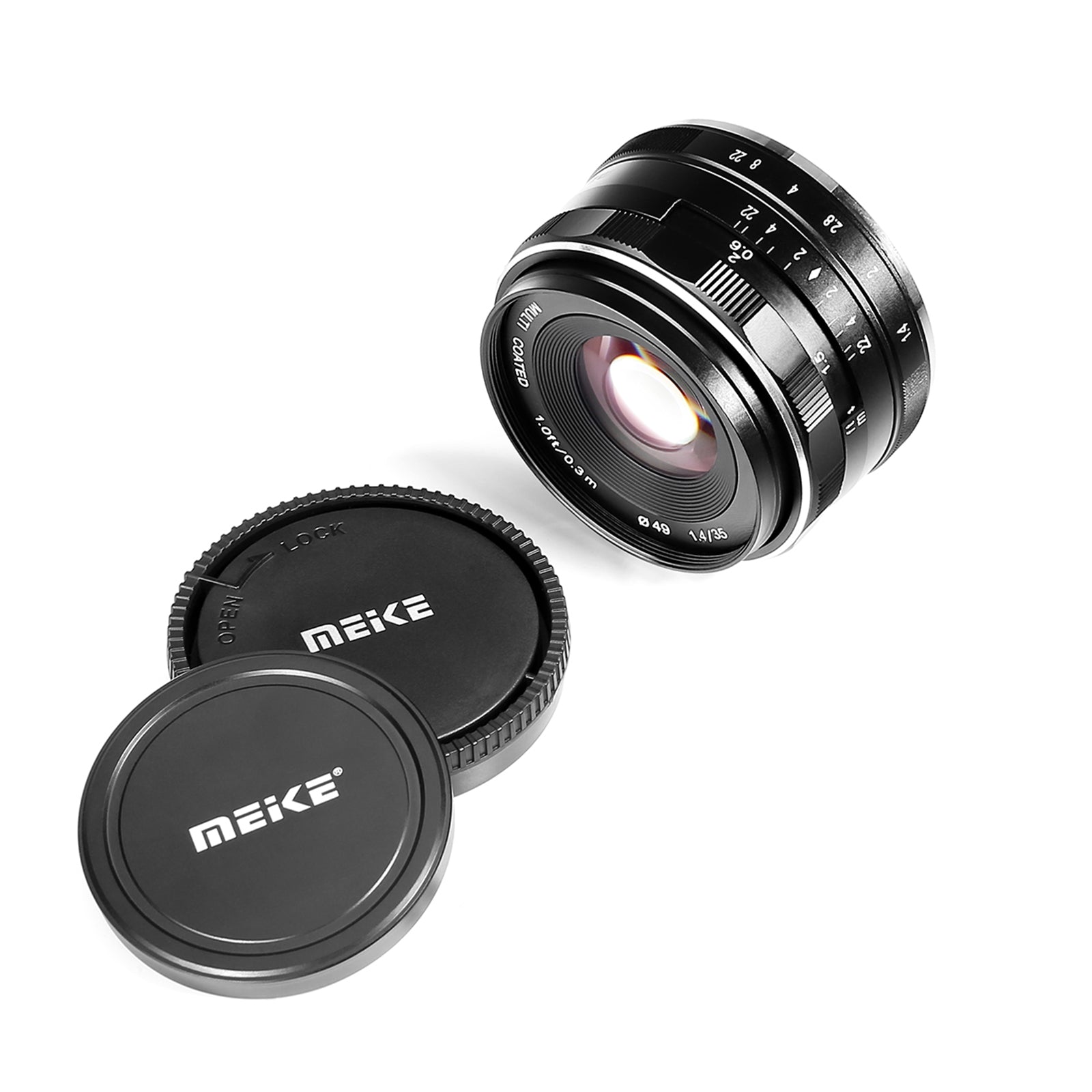 Meike 35mm F1.4 APS-C Large Aperture Wide Angle Prime Manual Focus Len