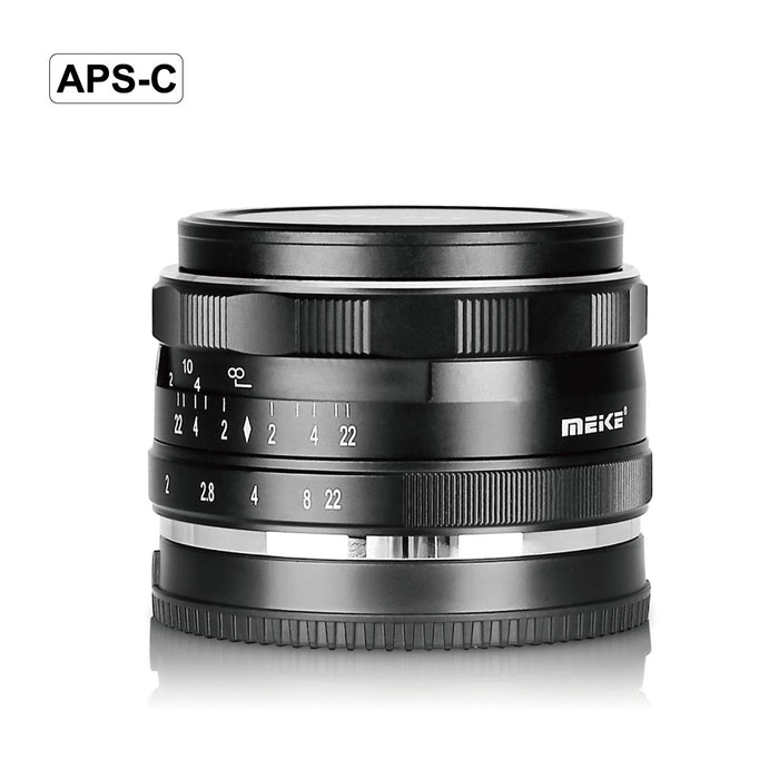 Meike 35mm F1.7 APS-C Manual Focus Lens for X/E/EFM/M43 Mount