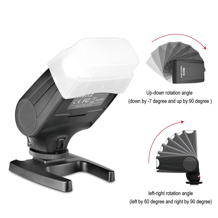 Meike MK320 Mini TTL Speedlite Automatic Flash For Canon /Nikon/Sony/Fujifilm/Panasonic Lumix Cameras