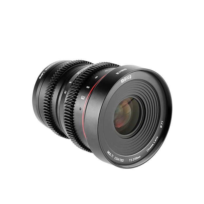 Meike T2.2 Series 5*(except 8mm&10mm)Cine lens Kit for M43 Olympus Panasonic Lumix Cameras and BMPCC+6 lenses Case-Fast Delivery