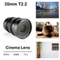 Meike Mini Prime T2.2 Series 4-6* Cine lens Kit for Fujifilm X Mount Cameras with Hard Case
