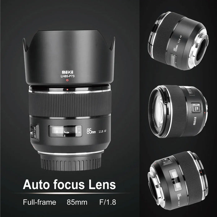 Meike 85mm F1.8 Auto Focus DC Full Frame Lens for EF/F Mount Camera