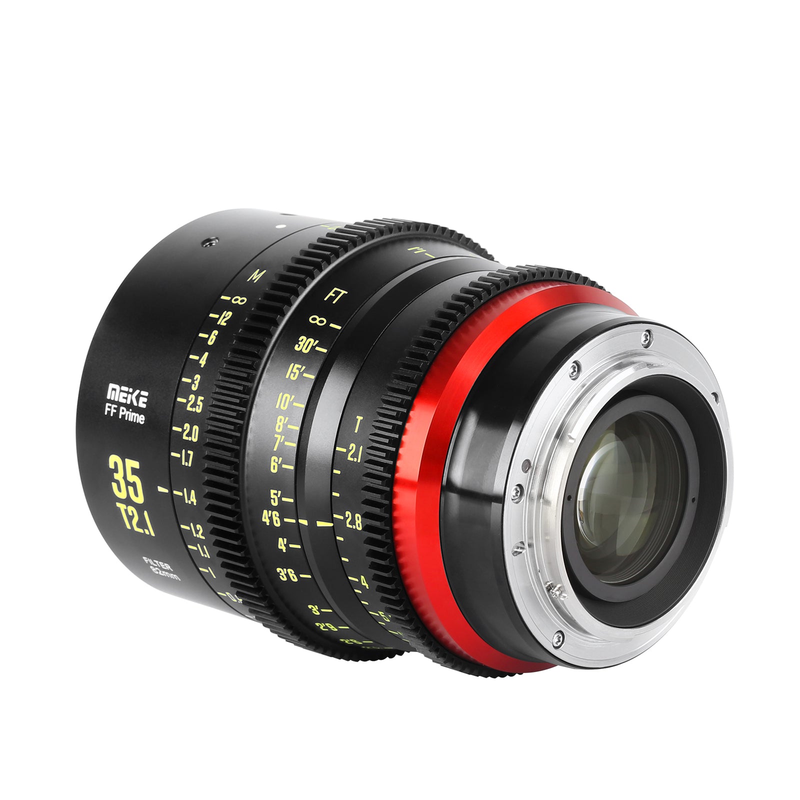 Meike FF Prime Cinema Lens -35mm T2.1 for Sony FX3/FX6/FX9,A7SIII,Canon R5,R6,RED Komodo X, BMPCC 6K PYXIS,Panasonic S1H,etc(PL/EF/E/RF/L mounts)