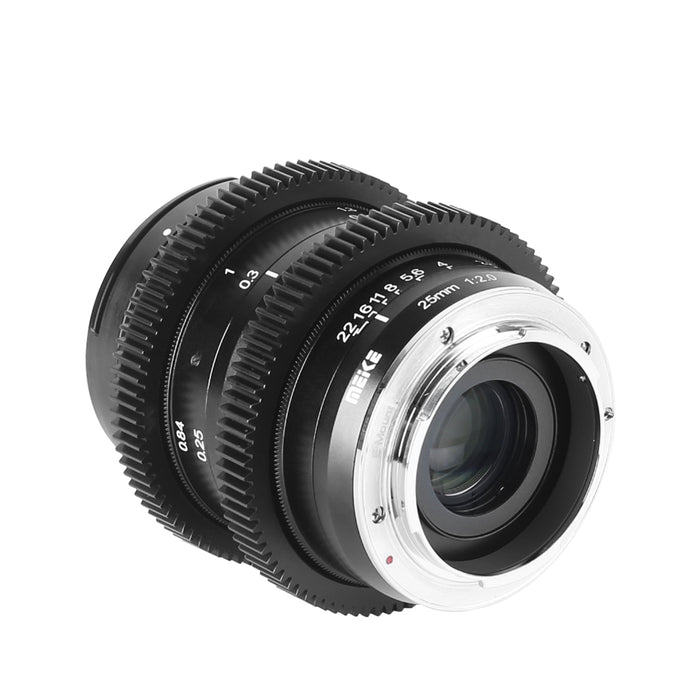 Meike 25mm F2.0 Wide Angle Maunal Lens for MFT/M43 & EF-M Mount