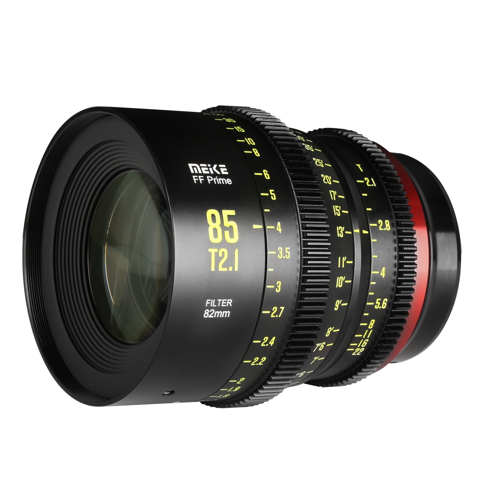 Meike FF Prime Cinema Lens -85mm T2.1 for Sony FX3/FX6/FX9,A7SIII,Canon R5,R6,RED Komodo X, BMPCC 6K PYXIS,Panasonic S1H,etc(PL/EF/E/RF/L mounts)