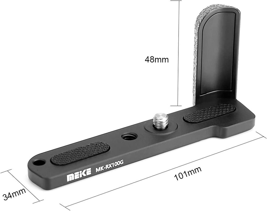 Meike MK RX100 Skidproof Camera Bracket Holder Hand Grip for Sony Cyber-Shot DSC RX100 RX100II RX100III RX100IV RX100V M1 M2 M3 M4 M56 Camera Replace AGR2 Attachment Grip