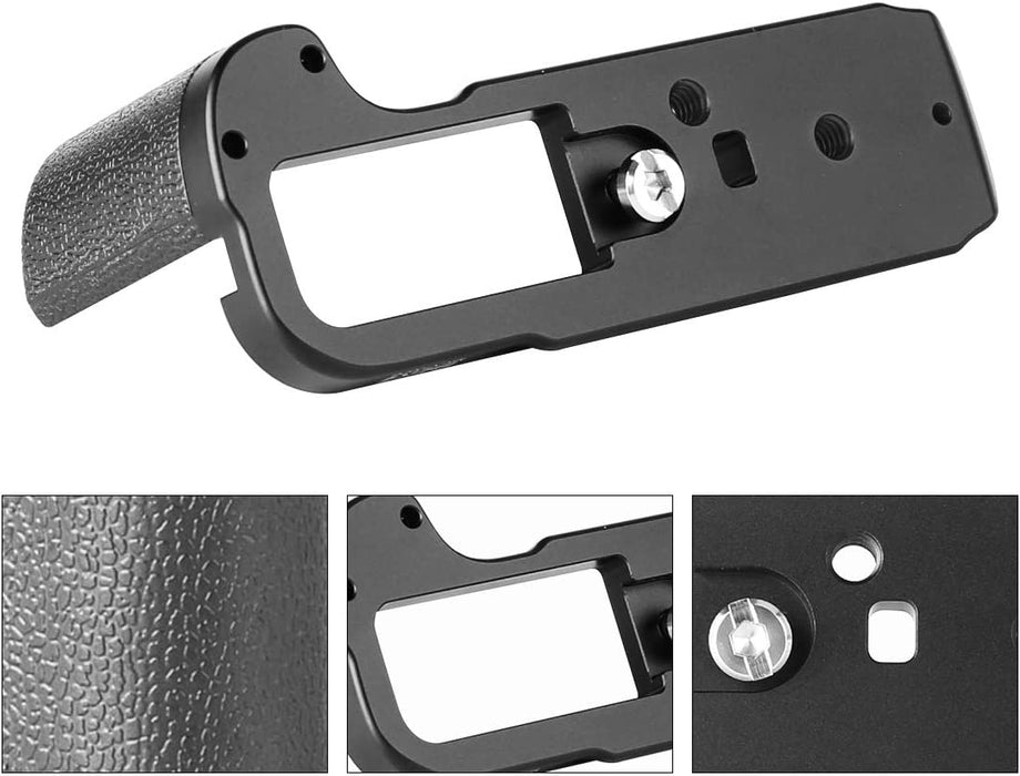 Meike MK-X100FG Aluminum Alloy Hand Grip Quick Release Plate L Bracket for Fujifilm X-100F