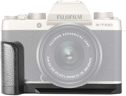 Meike MK-XT100G Aluminum Alloy Hand Grip Quick Release Plate L Bracket for Fujifilm X-T100